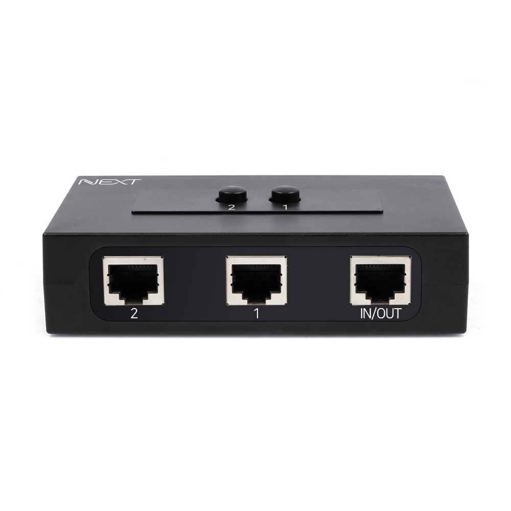 양방향 RJ45 2x1 수동선택기 UTP 셀렉터 랜선스위치