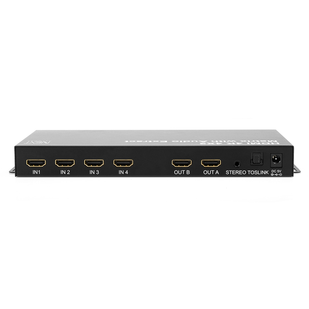 4입력 2출력 HDMI 매트릭스 스위치 4K