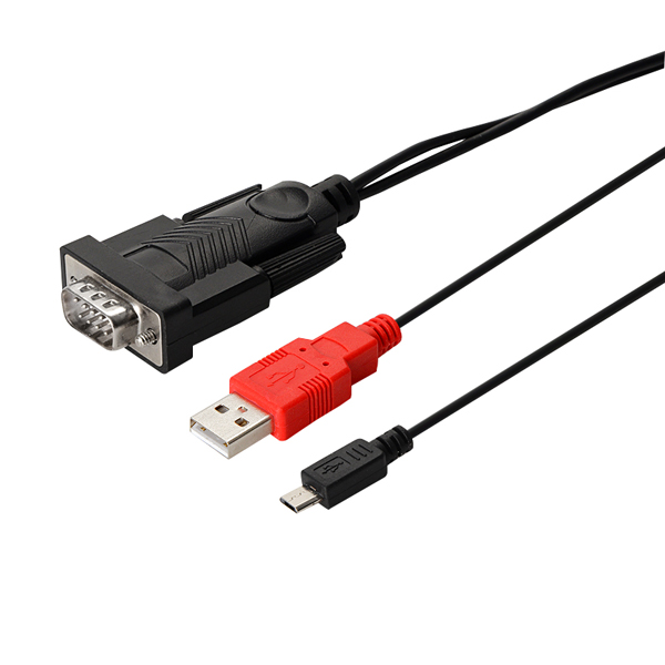 시리얼 9핀 to 마이크로5핀 젠더 케이블 시리얼 컨버터