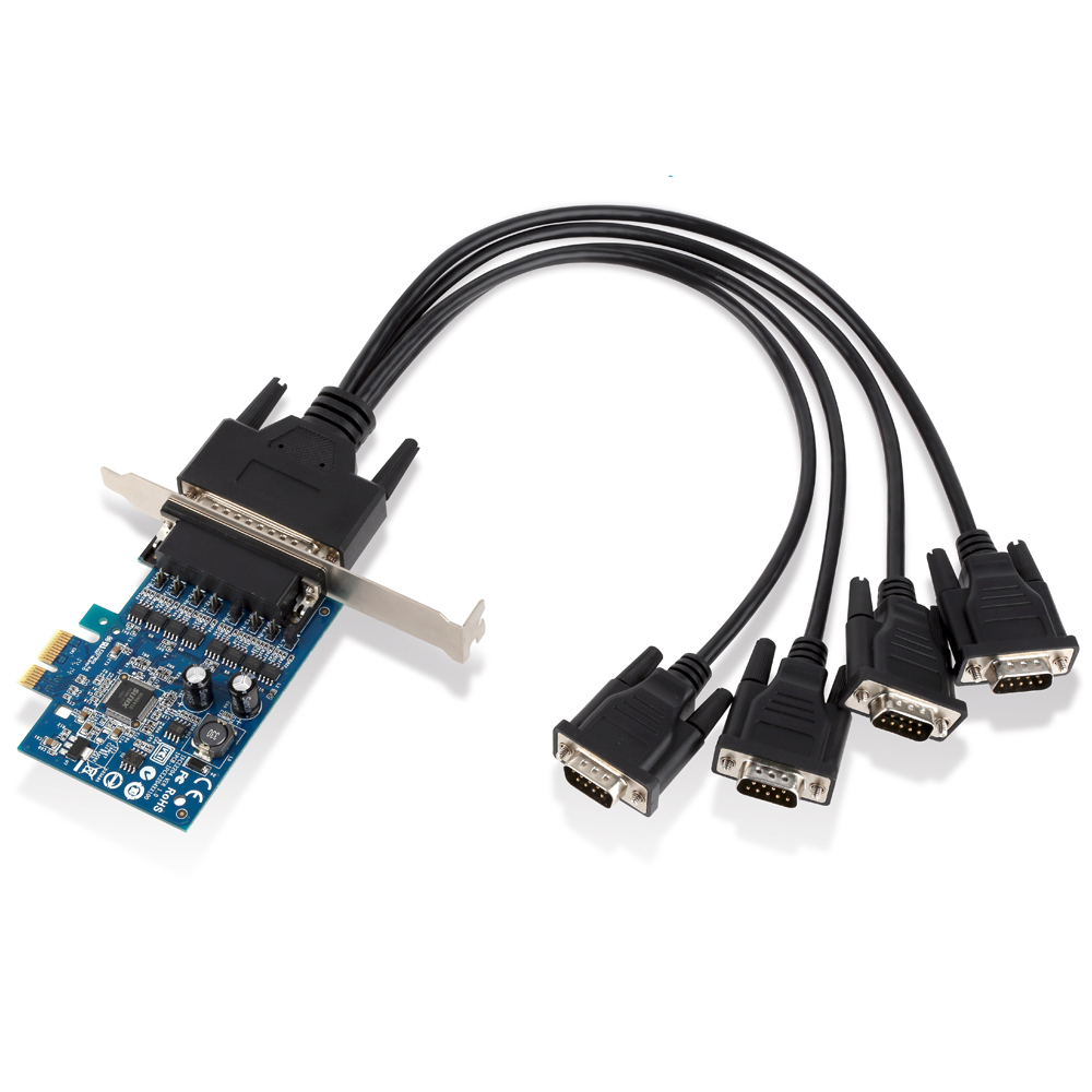 산업용 4포트 시리얼 PCI-Express 카드