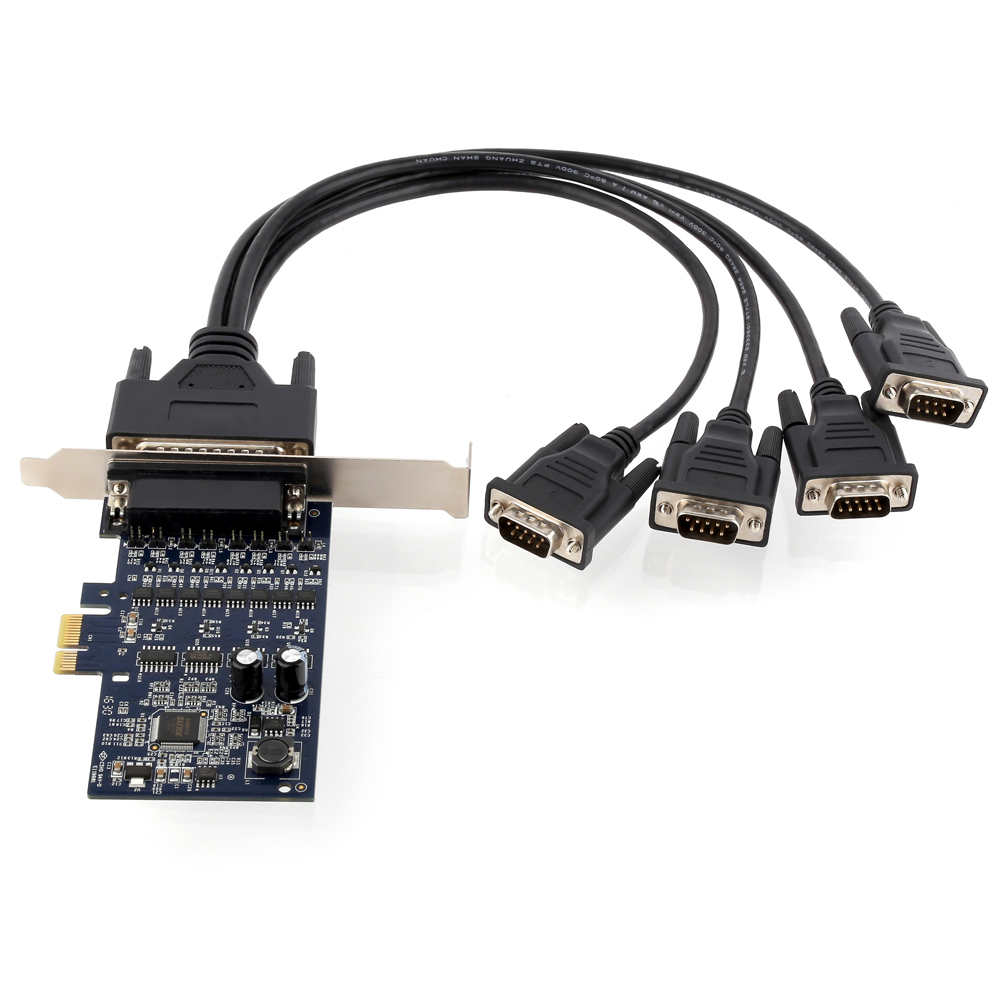 산업용 4포트 시리얼 PCI-Express 카드