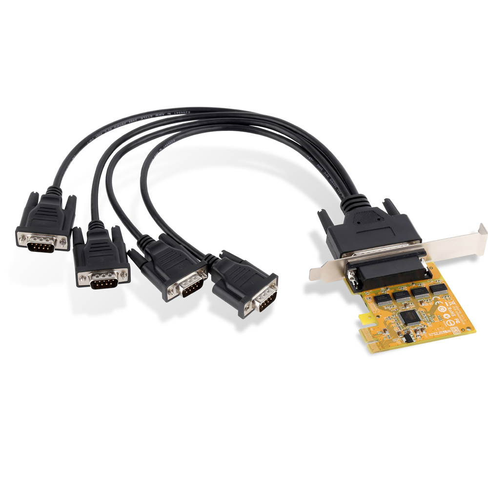 4포트 멀티포트 시리얼 PCI-Express 카드