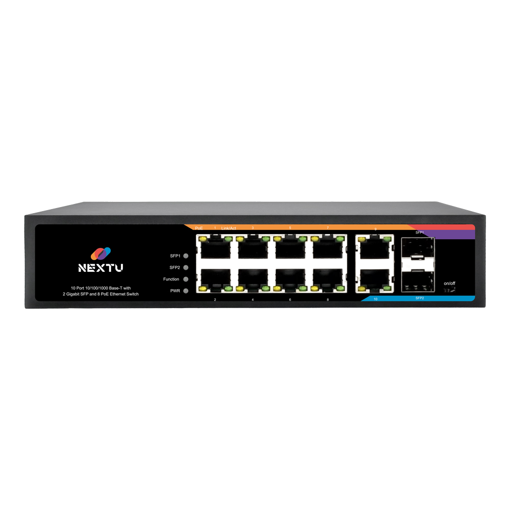 AI지능형 8포트 개별TP/SFP 2포트 130W POE 스위칭허브